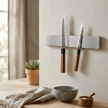 Magnetic Knife Holder – Minimalist Knife Strip for Modern Kitchen Storage